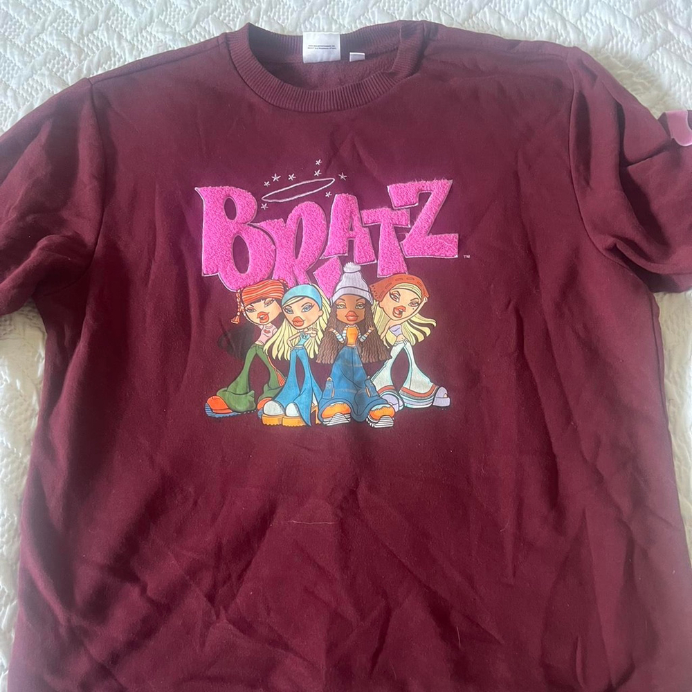 Bratz pink and burgundy tshirt #y2k